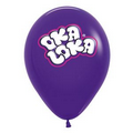 9" Satin & Metal Color Balloons (2 Sides 3 Colors)